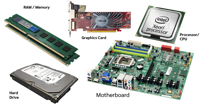 What are the most vital parts of a computer?